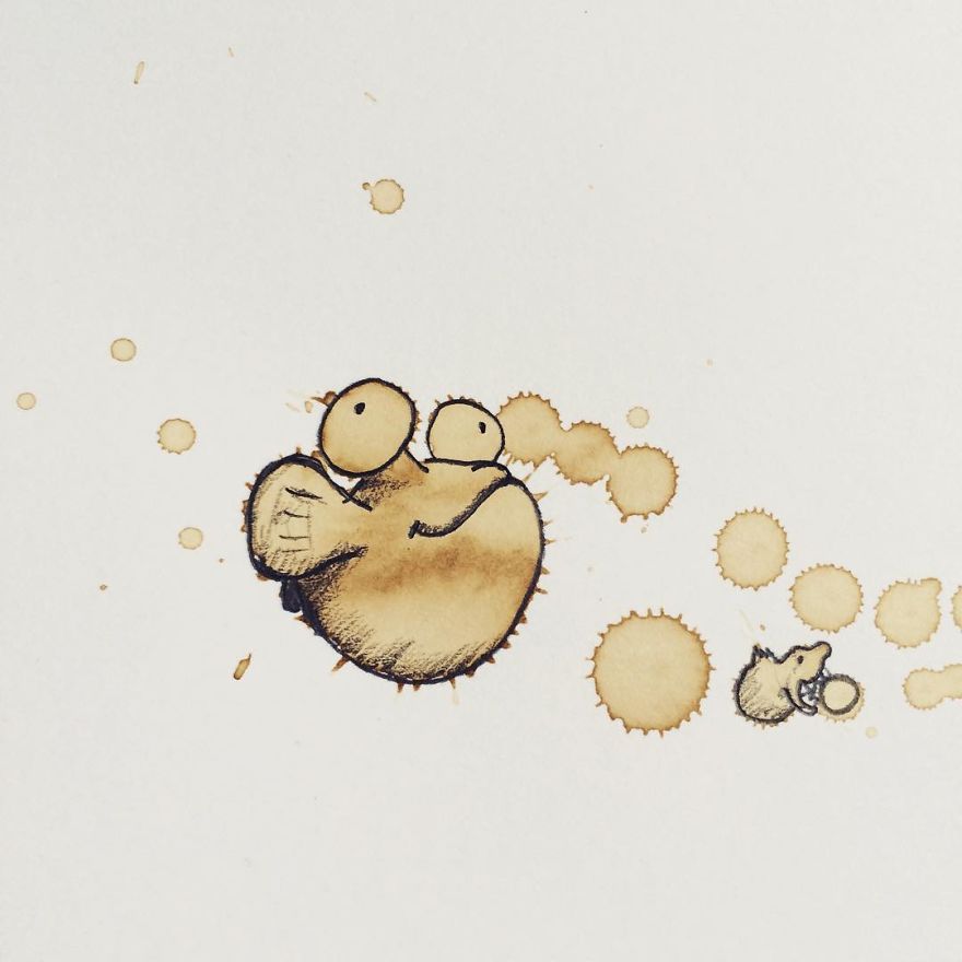 dibujos-monstruos-manchas-cafe